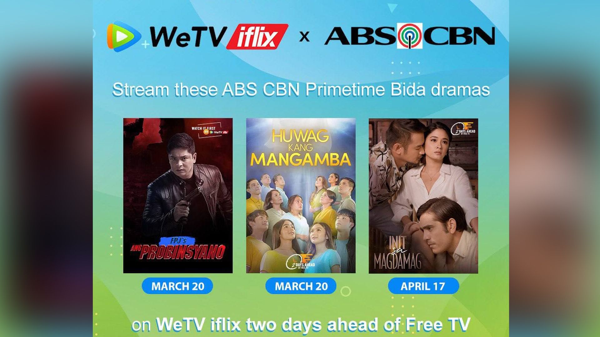 ABS-CBN’s Primetime Bida on WeTV Iflix