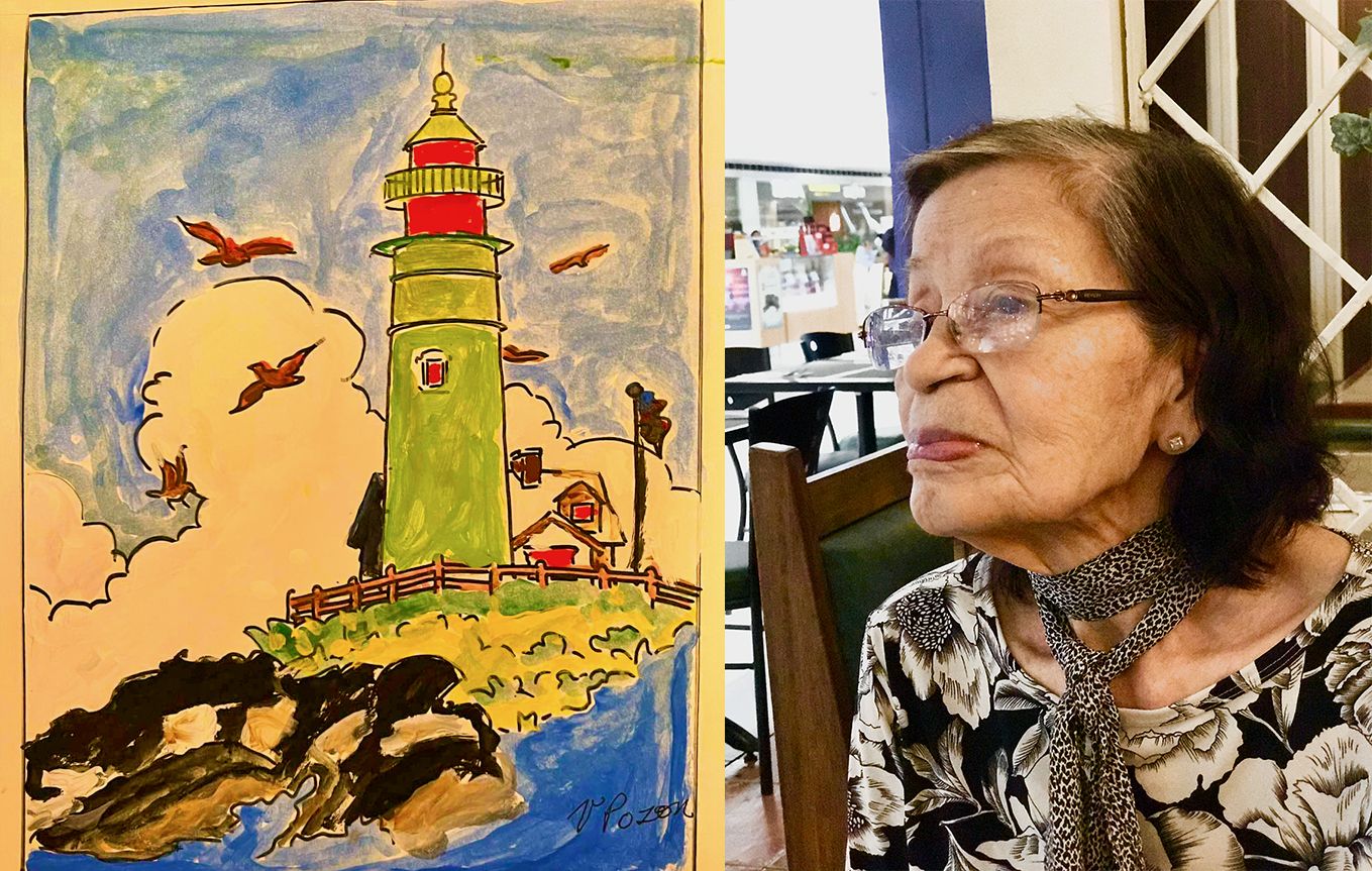 My 92-year old mother can draw