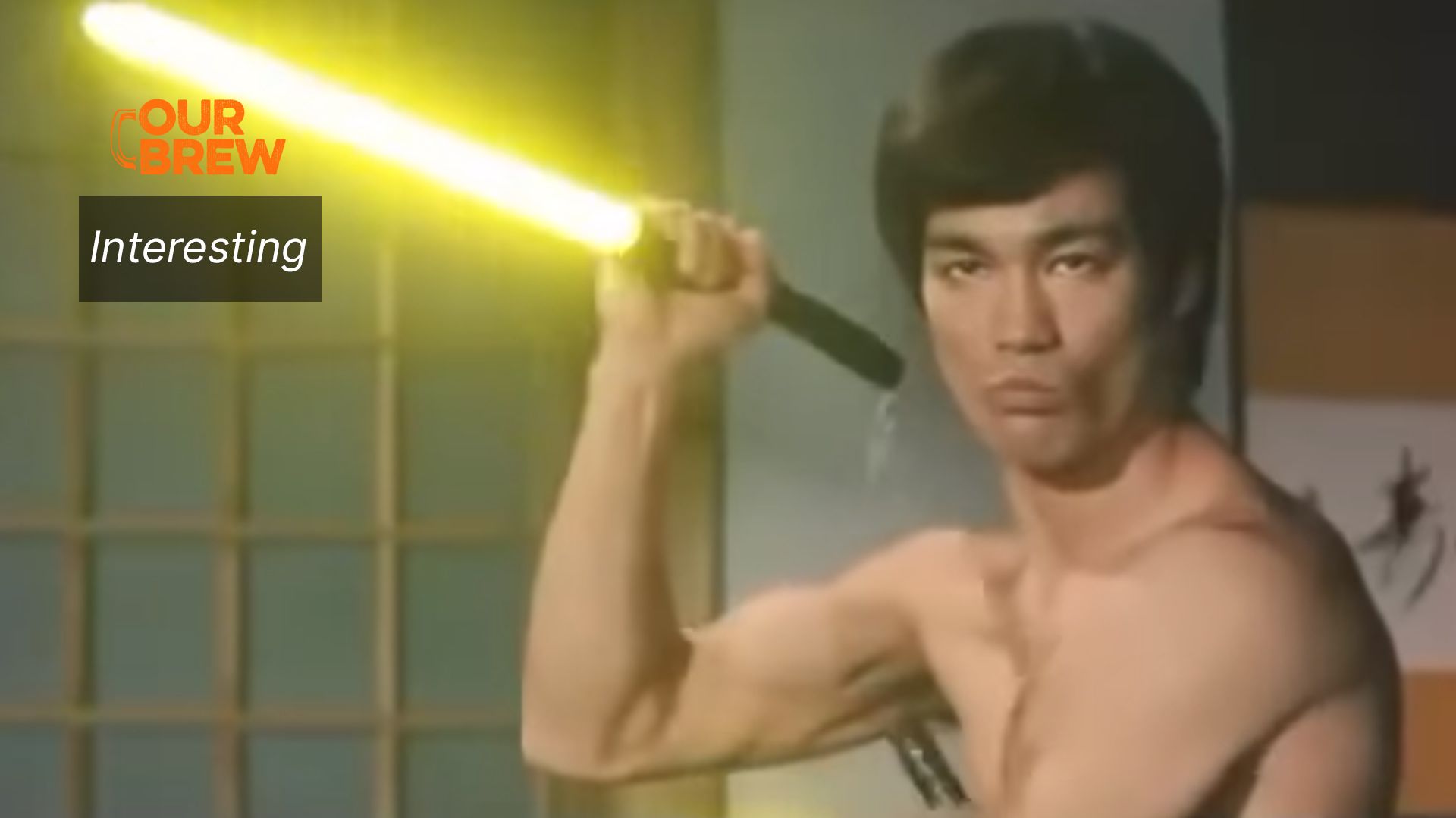 Bruce Lee’s Lightsaber Fight