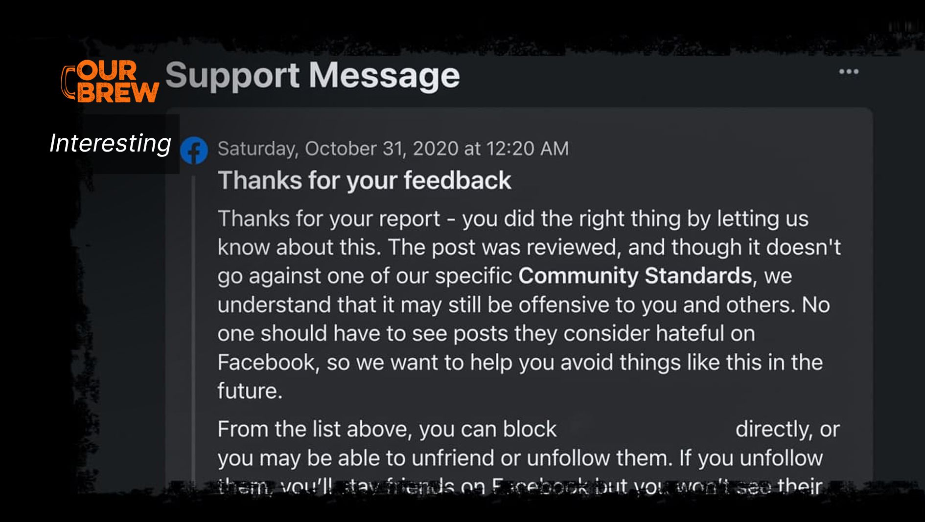 Why Complaining about Hate Speech Doesn't Seem to Work