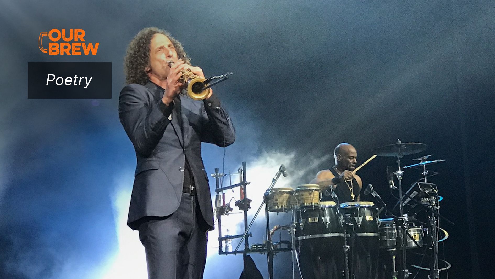 Kenny G breathes, I exhale