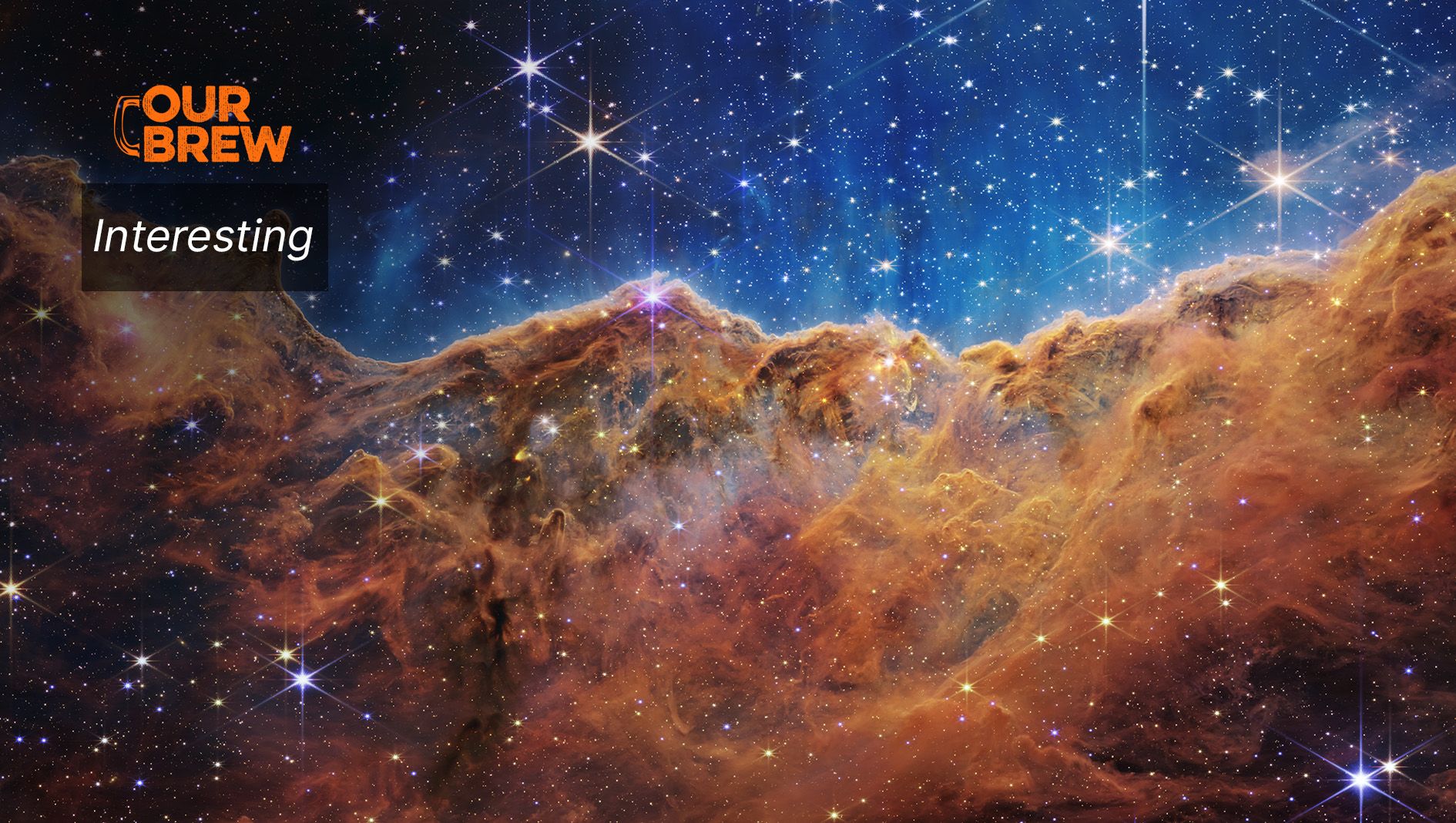 These are “Cosmic Cliffs”