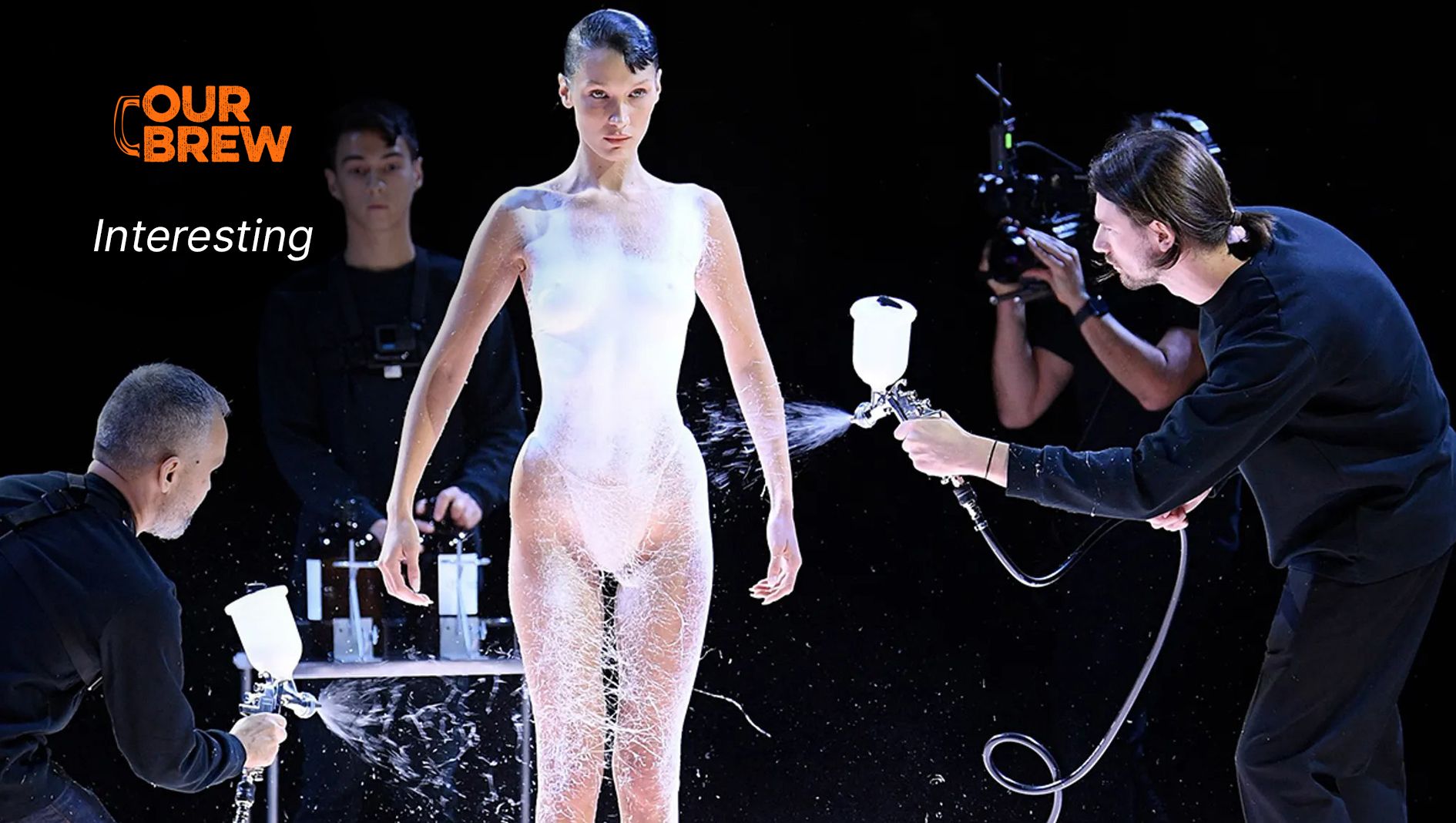 Is Bella Hadid’s Spray-On Dress Really Sustainable?