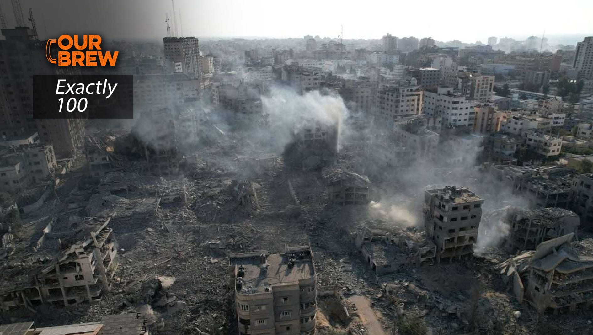 Today’s Exactly100: A Ceasefire for a Genocide, He Proposes