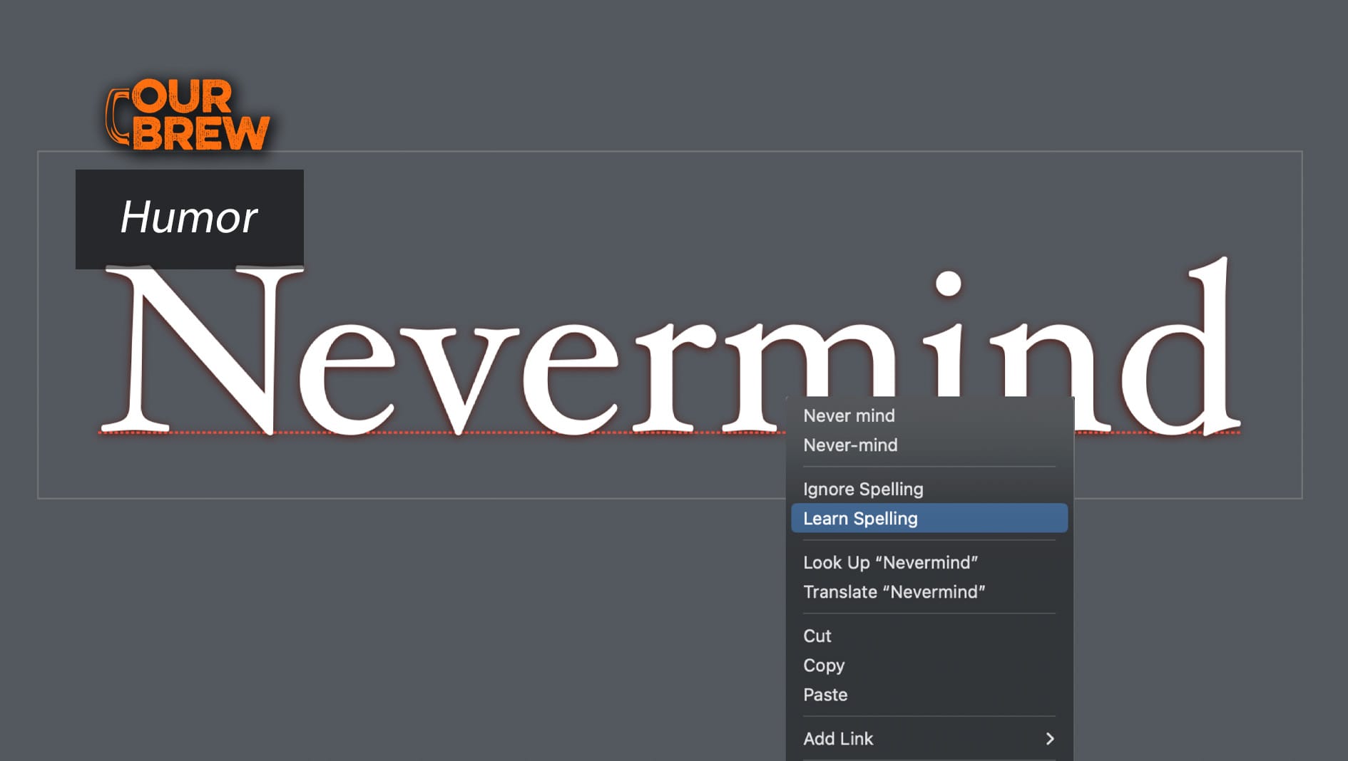 So Much Ado About... 'Nevermind'