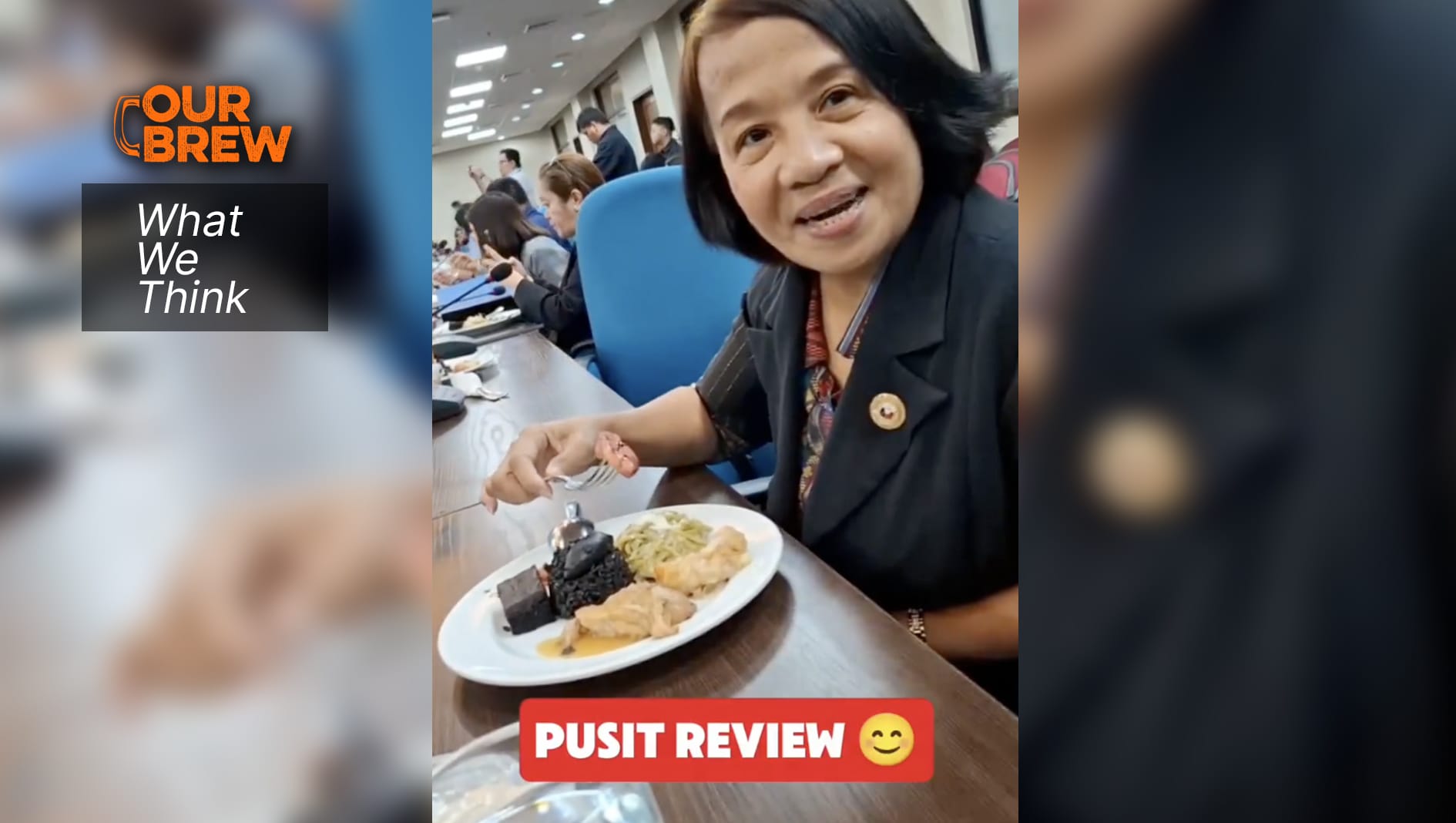 Flippin’ the Pusit at Sara. But Did She Flip First?