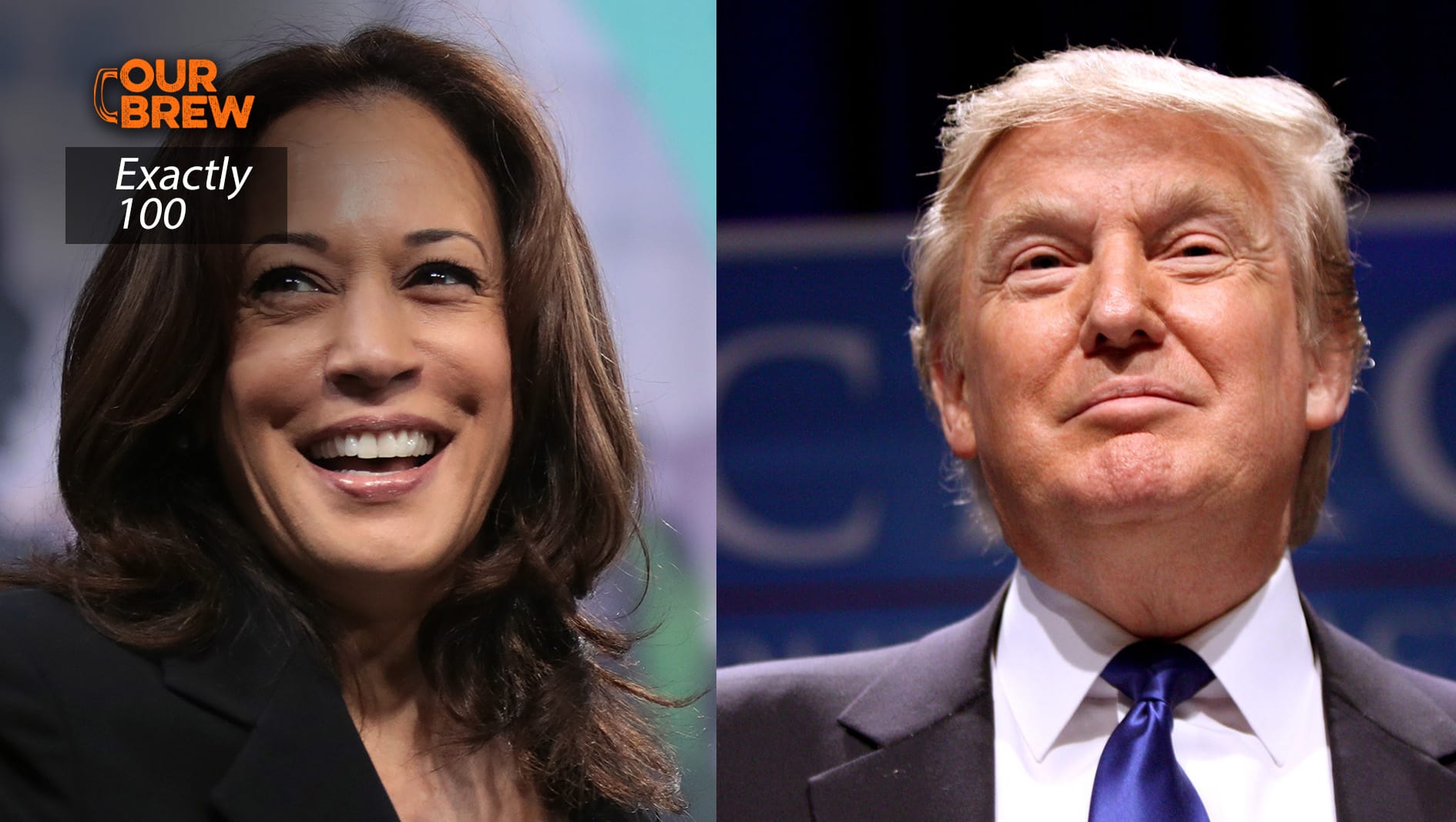 Today's Exactly100: Harris or Trump?