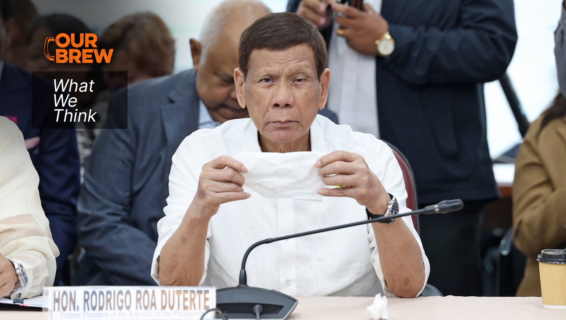 At the QuadComm Hearing, Duterte Tries to Kill Time
