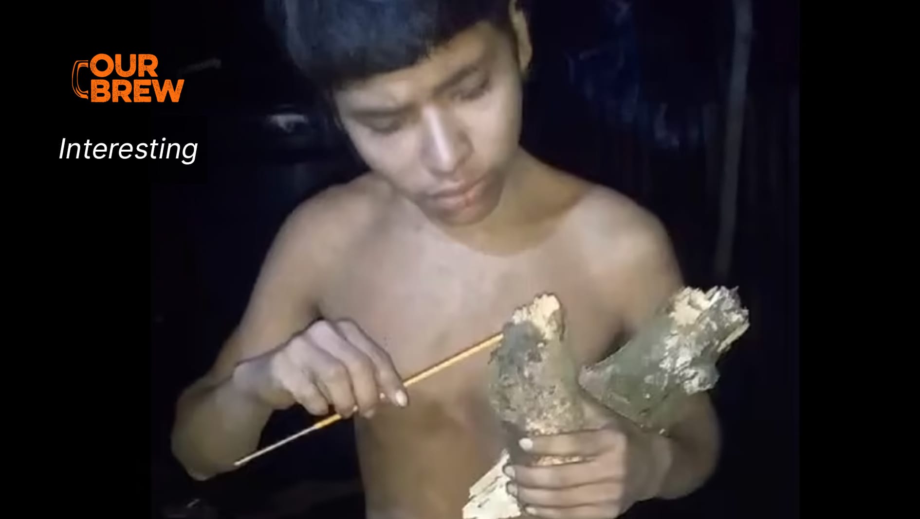 Man From Uncontacted Tribe Briefly Emerges From the Amazon Rainforest and Smartly Makes Hasty Return to the Jungle