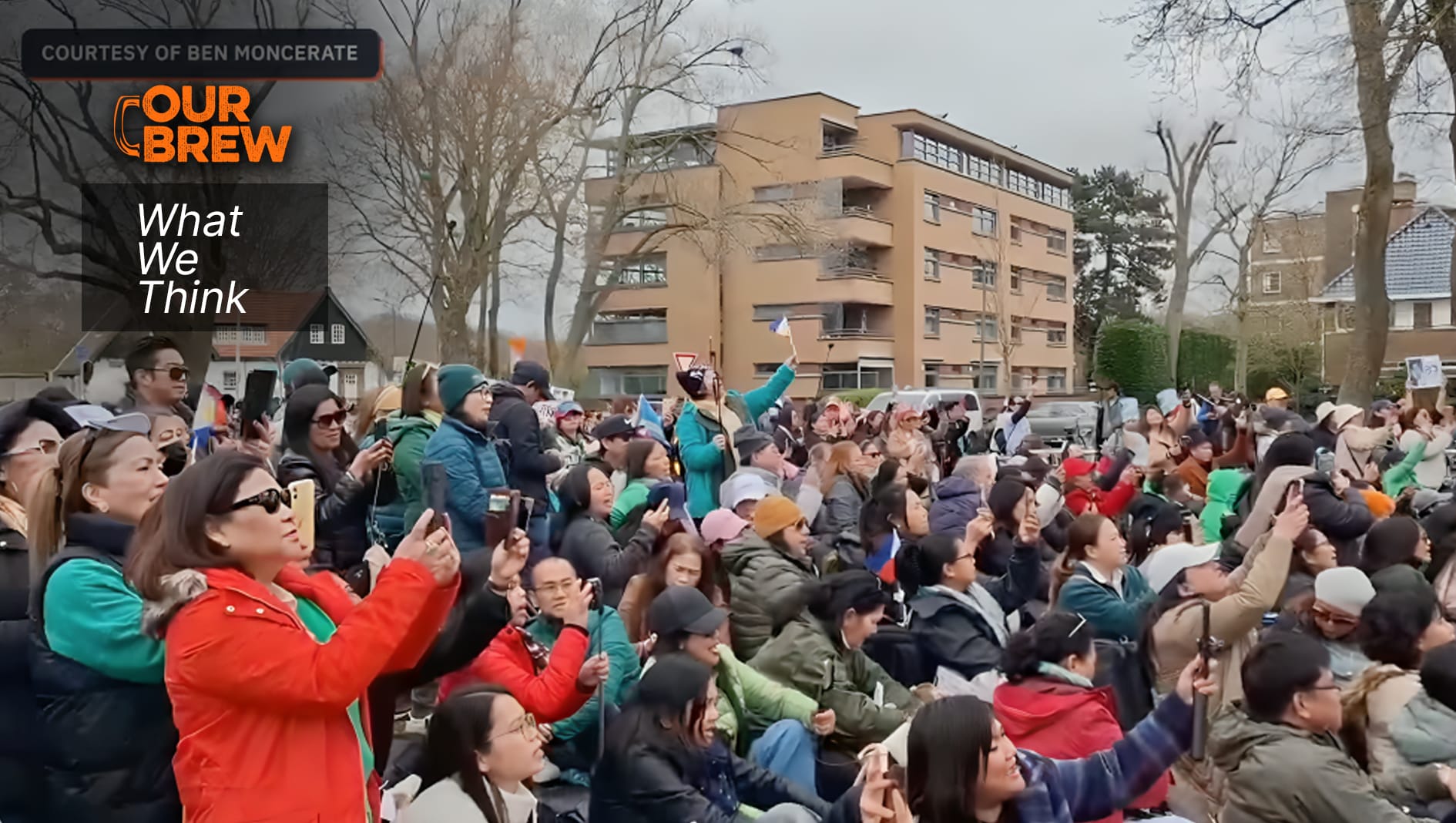 At the Hague, Migrant Filipinos Pray for the Death-dealing Father Who Mocked God