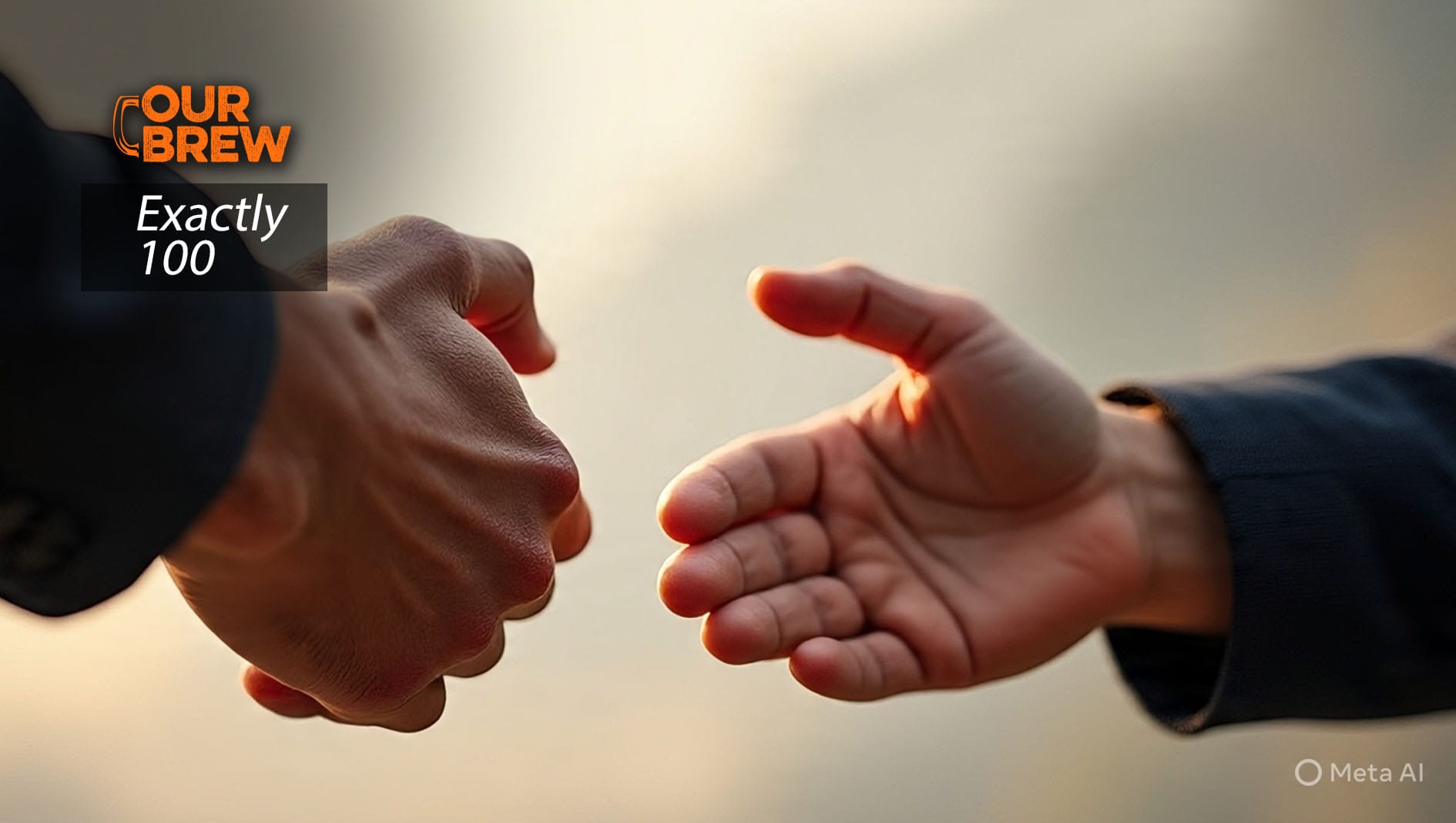 Today's Exactly100: The Hollow Handshake